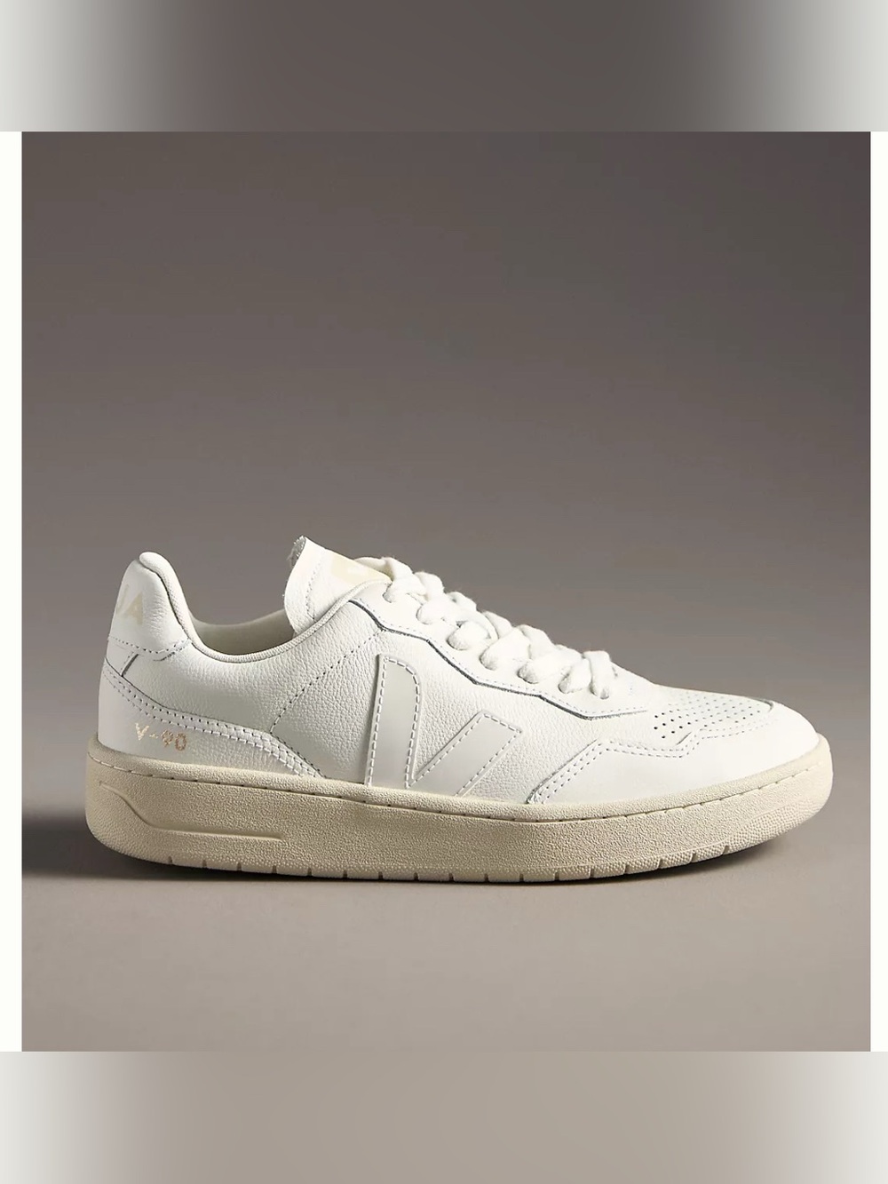 Veja V-90 Leather Extra White Shoes Sneakers - 8 EUC! - Picture 2 of 12